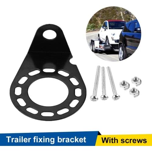 In Stock 7 Way Trailer RV Wire Connector Socket Mounting Bracket For 7Pin Towing Trailer Connector with Complete Screws and Nuts