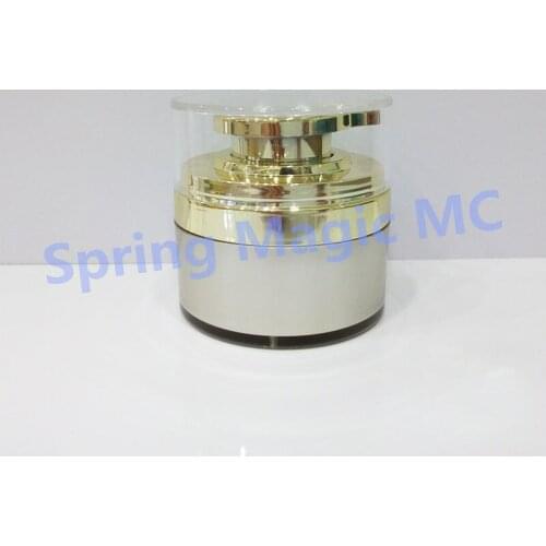 50pcs 30g Gold Acrylic Cream Jar Vacuum press Cosmetic Container Eye Cream Moisturizing Airless Essence Skin Care Bottle