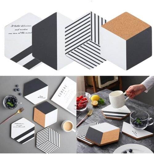 1pcs Dining Bowl Cup Mat Pot Holder Placemat Heat Insulation Pad Coaster Table Decoration Wood Tableware