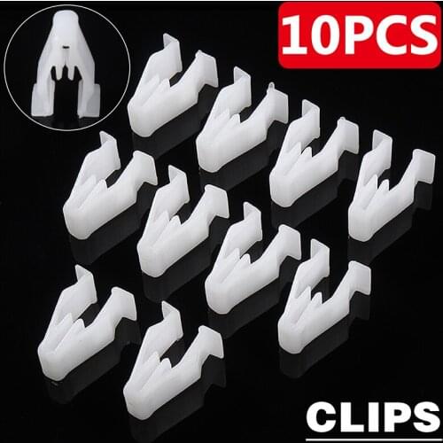 10Pcs Plastic Bike Cowling Instrument Cover Bar Fairing Snap Clips Car Accessories 90666-SDA-A01 Fit For Honda