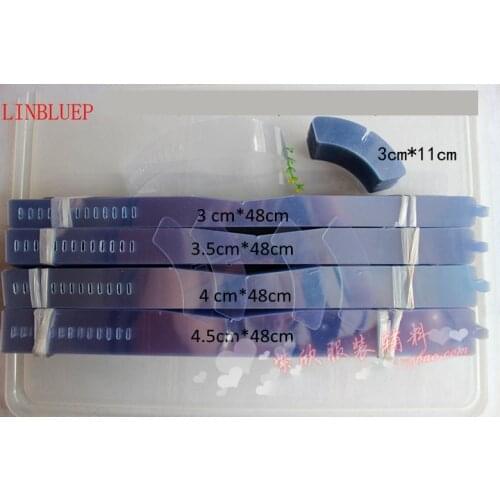 100Pcs Elegent High Quality Transparent PVC Plastic Collar Band Collar Support For MenS Shirt