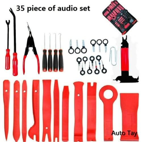 19/30/32/35/38PCS/Set Car Disassembly Tool Audio DVD Player Auto Removal Audio Special Tool Removal Trim Panel Dashboard