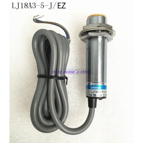 2-5Pcs/Lot LJ18A3-5-J/EZ M18 Two Wire AC NO 5mm Distance Measuring Inductive Proximity Switch Sensor Brand New