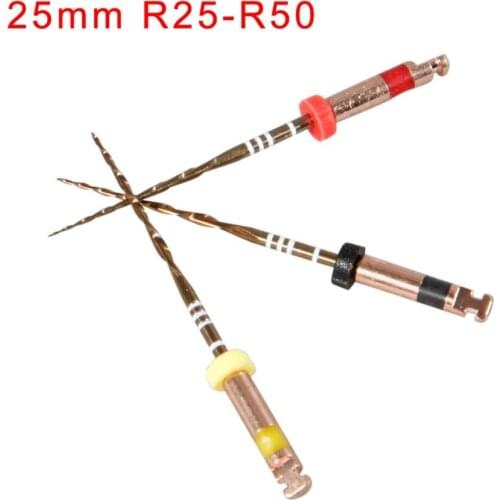 3PCS Dental Endodontic Reciprocating RC Files 25 mm Assorted # 20/25/40 Endo CE