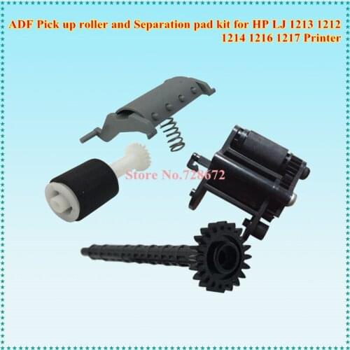 3 X ADF Pickup Roller + Separation pad for HP M1212 M1213 M1214 M1216 M1217 CB780-60032 CB780-80008 Printer Parts