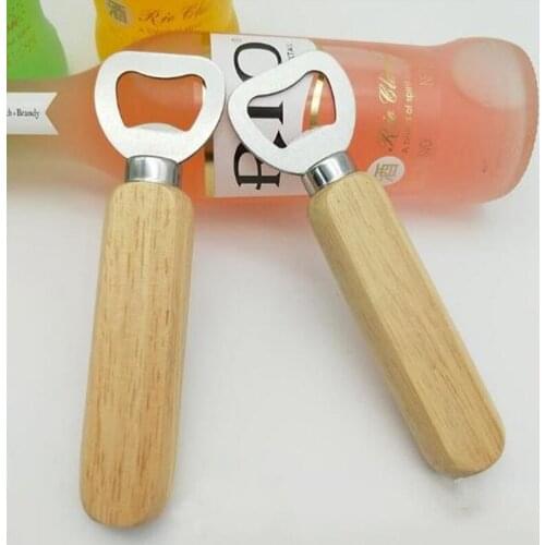 3000pcs/lot Wood Beer Bottle Opener Wooden bottle openers For Wedding Party Gift