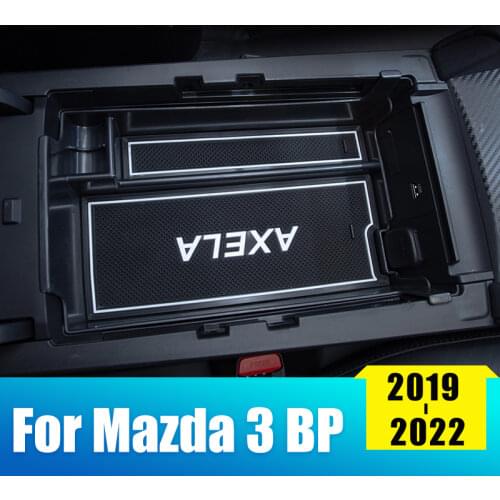 Car Central Armrest Box Storage Center Console Organizer Container Holder Box For Mazda 3 Alexa 2019 2020 Auto Accessories