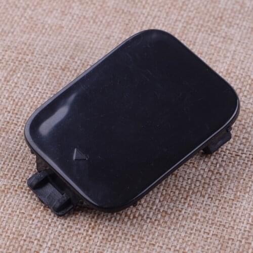 CITALL 51117184708 Black Car Front Bumper Towing Hook Cover Cap Panel Fit for BMW 5-Series E60 E61 2005 2006 2007 2008 2009