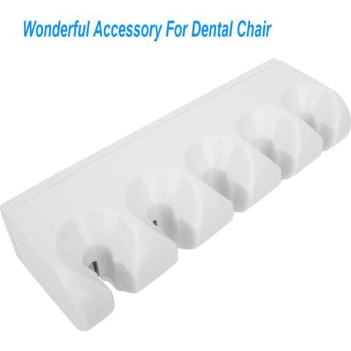 Dental Handpiece Holder 5-Seat Scaler Holder Stand Rack Dental Chair Accessory