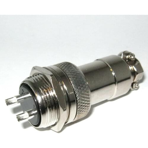 GX20 Aviation Plug & Socket Circular Multipole Connector Panel Mount 2 to 5 Pin