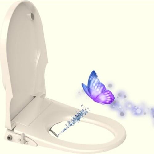 Toilet cover bidet washer semi-automatic flushing toilet cover high quality self-cleaning bathroom toilet seat