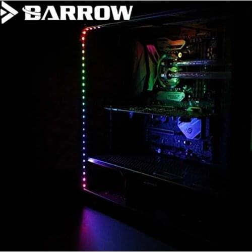 Barrow PC water cooling computer case LED light strip 50cm/100cm single adhesive tape with magnetic force CJT-50/CJT-100