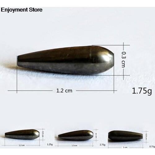 HOT! 1PC Tungsten Bullet Worm Weight Flipping Weight Fishing Sinker Lure Fishing Accessories