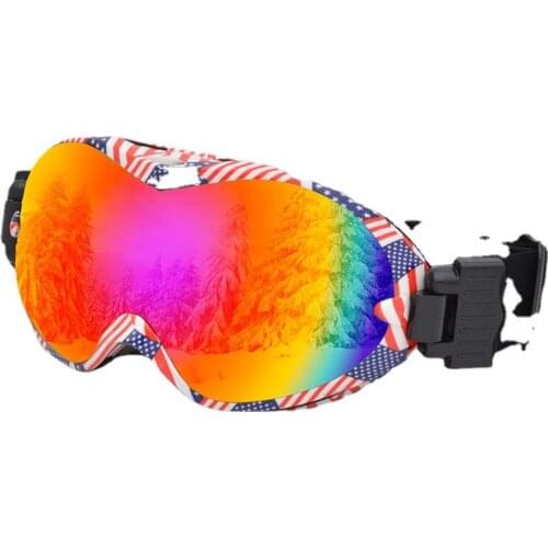 Ski Goggles double layers UV400 HD anti-fog big mask glasses snow men women snowboard spherical Lens outdoor sport