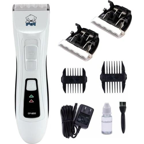 Professional CP9200 Pet Trimmer Rechargeable Dog Hair Clipper Electric Dog Grooming Haircut Shaver Machine