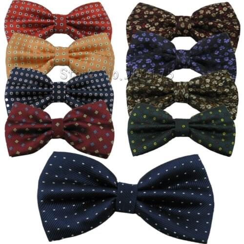 2018 Bow Ties For Male Classic Pattern Bowties Business Suite Shirt Cravate Wedding Party Mens Gravatas Tuexido