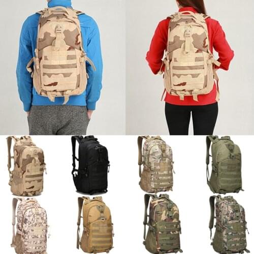 1000D Nylon Tactical Backpack Military Backpack Waterproof Army Rucksack Outdoor Sports Camping Hiking Trekking Hunting 35L Bag