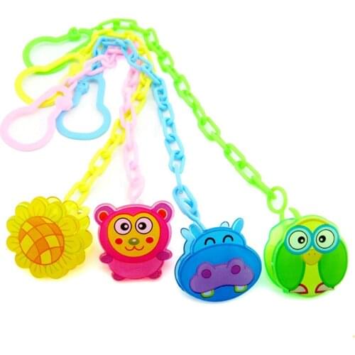 New Baby Pacifier Clip Pacifier Chain Dummy Clip Nipple Holder For Nipples Chupetas Para Children Pacifier Clips Soother Holder