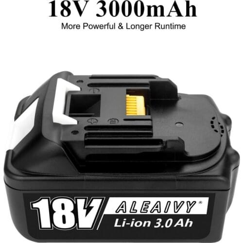 Original For Makita 18V 3000mAh 3.0Ah Rechargeable Power Tools Battery with LED Li-ion Replacement LXT BL1860B BL1860 BL1850