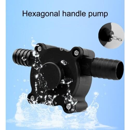 Portable Electric Drill Pump Self-priming Transfer Pumps Oil Fluid Water Pumps Home Small Water Pump Hand Drill Drive Pump