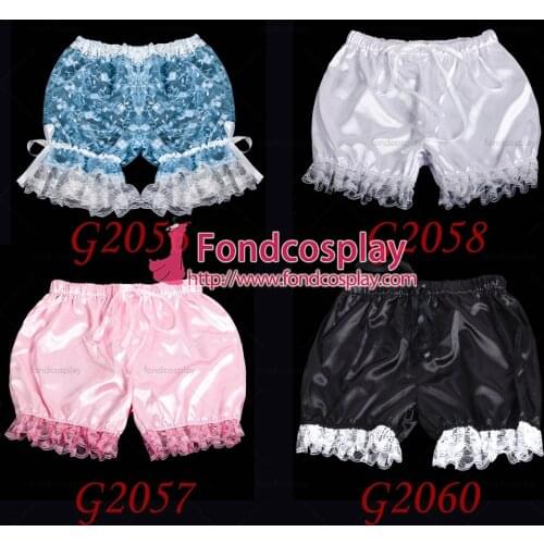 Sissy maid satin bloomers cosplay costume Tailor-made[G2056]