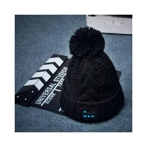 Hat Bluetooth headset Beanie Hat Phones Wireless Bluetooth Earphone Smart Headset Speaker Mic Winter Outdoor Sport Stereo Music