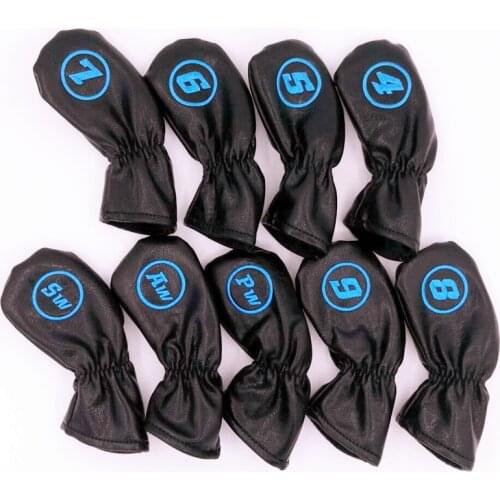 PUPPY golf irons headcover pu leather golf club Iron set covers #4-9PAS 2 colors