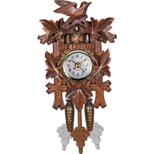 Vintage Cuckoo Clock Creative Wooden Art Wall ing Clock Decor Gift