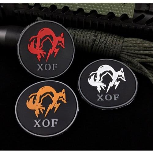 T-N PVC Velcro Badge Armband Alloy Equipment Xof Spy Shadow GS Game Peripheral ArmyTactical Military Rubber Patches Stickers