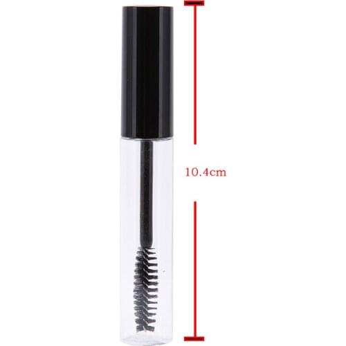 10mL Empty Black Eyelash Tube Mascara Cream Vial/Container Fashionable Refillable Bottles Makeup Tool Accessories