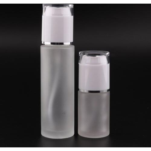 2PCS Glass Travel Empty Spray Bottles for Makeup Cosmetic Toiletries 30/80ml
