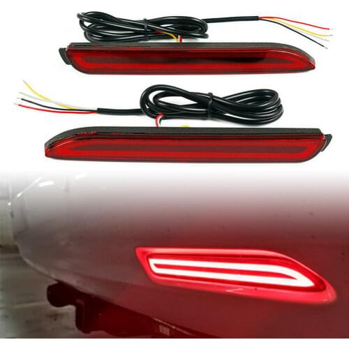 2x Car Rear Bumper Turning Light LED Brake Stop Lamp Driving Fog Lamps For Toyota RAV4 Venza Avalon For Lexus IS GX NX NC RX300