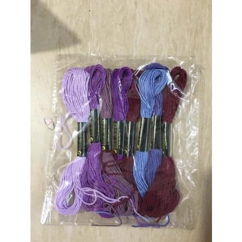 56 pcs Anchor Similar DMC embroidery floss Cross Stitch Cotton Embroidery Thread Floss Sewing Skeins Craft