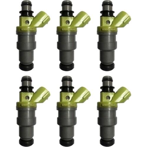 6 Pcs Fuel Injector Nozzles for TOYOTA CRESSIDA SUPRA 3.0L 23250-70080 312CC 1989-92 Part Number:2325070080 2320970080