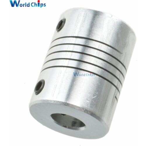 8x8mm CNC Motor Jaw Shaft Coupler 8mm To 8mm Flexible Coupling OD 20x26mm