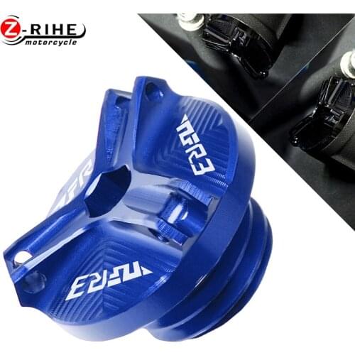 Motorcycle Accessories For Yamaha YZF-R3 2015 2016 2017 2018 2019 YZFR3 YZF R3 Fixed Engine Oil CUP Cover Screw Reservoir Cup