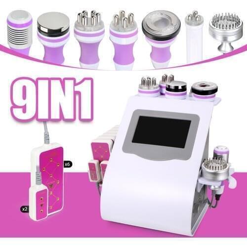 Body Slimming Machine 40K Ultrasound Cavitation Belly Fat Reduce Weight Loss RF Radio Frequency Slimming Beauty Salon Device