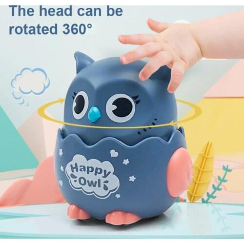 1pc New Childrens Push To Slide Cartoon Toys Cute Type Of Owl Inertial Car Matching Return Force Inertial For Baby Kids Gift