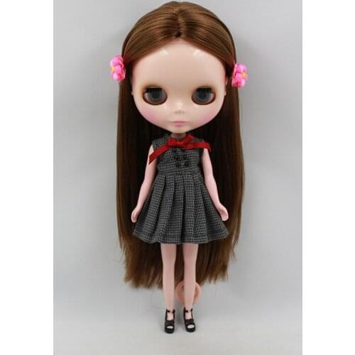 Free shipping cost brown hair Nude Doll Factory doll Suitable For DIY Change BJD Toy For Girls