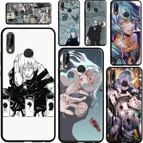 Mahito Jujutsu Kaisen Anime Case For Huawei P30 Lite P40 P20 Pro Mate 20 Lite P Smart Z 2019 2021 Nova 5T Cover Shell