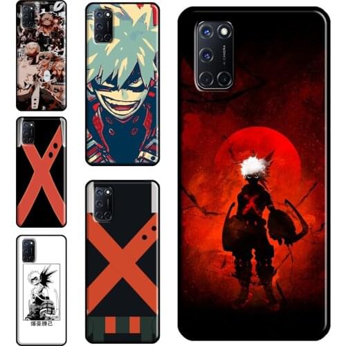 Katsuki Bakugo Boku No Hero Academia Case For OPPO A91 A93 A83 A15 A31 A53 A9 A5 2020 F5 Find X3 Pro A52 A72 A3S A5S Cover Capa
