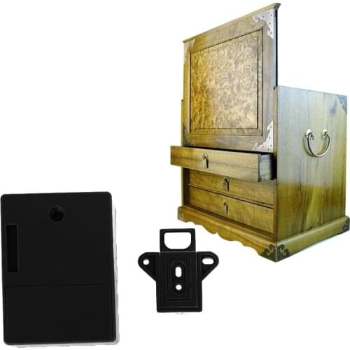 Punch-free Invisible Intelligent Sensor Drawer Lock File Cabinet Anti-theft Lock Wardrobe Shoe Cabinet Door RFID Lock Lock 875F