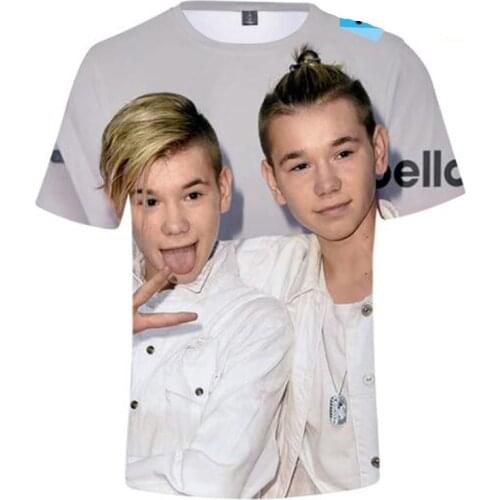 Hip Hop Fashion Brand Clothing Marcus and Martinus 3D T Shirt Casual Short Sleeve Womens T-Shirts Marcus Martinus Graphic Tees