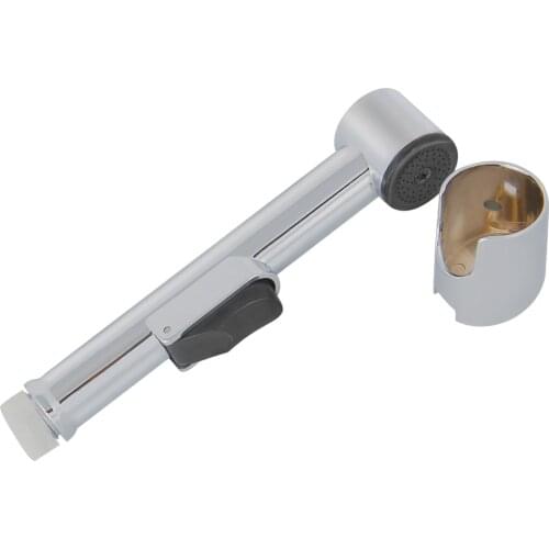 Chrome ABS Sprayer Handheld Toilet Bidet Shattaf Spray Bathroom Toilet Bidet Shower Head Nozzle Showerhead