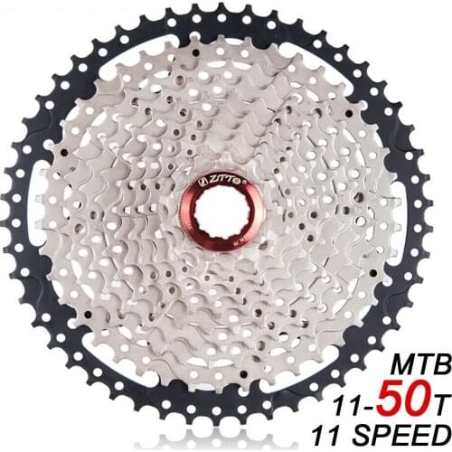 MTB 11 Speed 11-50T L Cassette Mountain Bike 11S Freewheel Wide Ratio for shimano m7000 m8000 m9000 SUNRACE Bicycle Parts