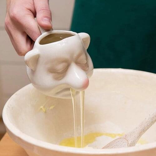 Ceramic Egg White Separator Fun Egg Yolk Separator Filter Baking Tools Kitchen Accessories Snotty Nose Egg Separator Tool