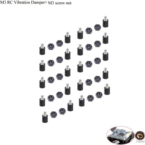 M3*7+4.5/M2*6+4.5 Flight controller Anti-Vibration standoff Fixed Screw Damper/Mounting Hardware Spacer for F3 F4 Matek F405 FC