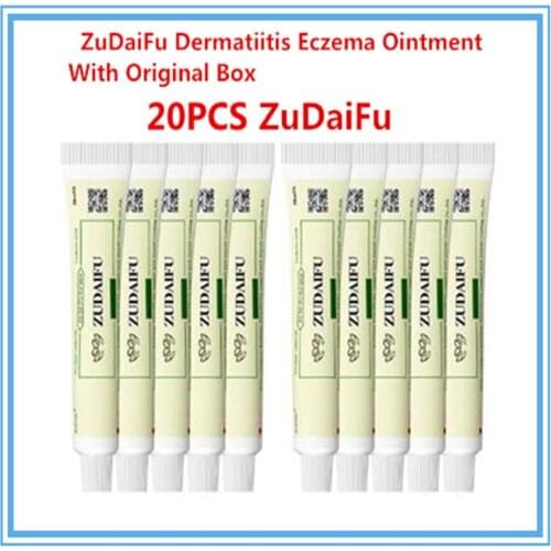 15PCS ZUDAIFU+10gift Skin Creams Eczema Ointments Psoriasis Eczema Allergic Neurodermatitis Ointmen ( Without Retail Box)