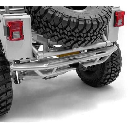 Metal TUBE Rear Bumper Protective Guard for Capo JKMAX I and JKMAX 2020 II RC Crawler Car Upgrade Kit