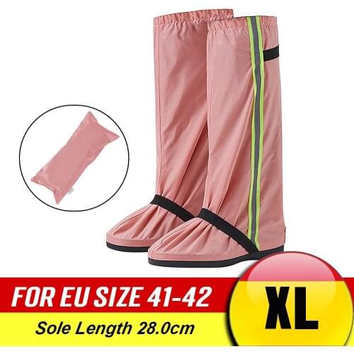 Motorcycle Bike Rain Shoes Cover 200D Motorcross Rainy Snow Day Non-Slip Waterproof Boot Covers Reusable Unisex Shoes Riding